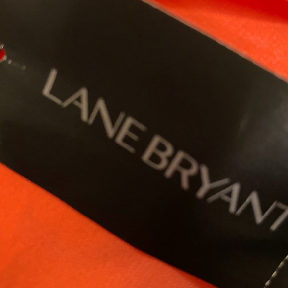 Lane Bryant Coral Sheer and Floral Satin Double Layered Tank Top Size 26 NWT - Picture 4 of 11